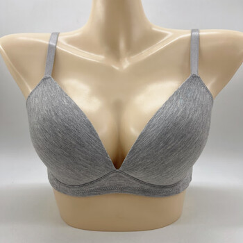 Triumph official flagship simple seamless wireless bra large breast underwear autumn thin style women e002577 gray z9 80d