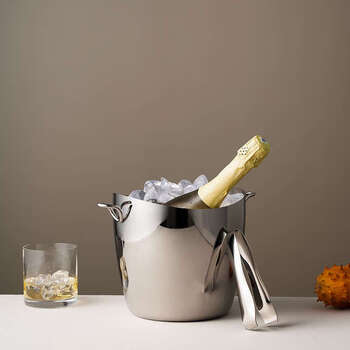 Champagne chilled bucket ice cube wine set rack red wine integrated ice bucket basil ice bucket smart ring 31x31x20