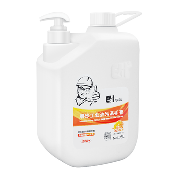 Erha auto repair and maintenance worker industrial scrubbing oil hand sanitizer sand paste friction particles remove heavy oil without hurting hands 5 liter large bucket (5l)
