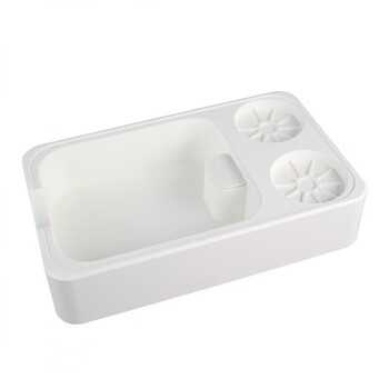 Wedgwood quality same style coffee multi-functional dregs box italian abs storage device handle bracket press hammer powder dispenser white