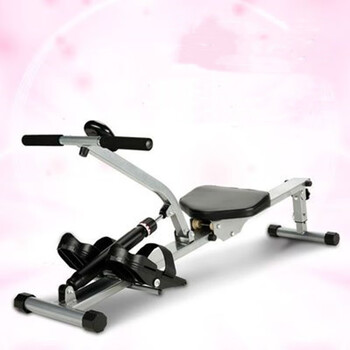 Home magnetic resistance silent boat drawing machine home fitness trainer multi-function universal sculls foldable storage fitness device silver hydraulic model