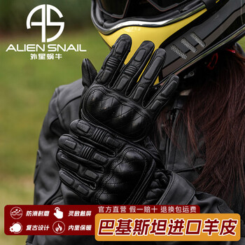 Alien snail v9 motorcycle gloves touch screen anti-slip windproof warm autumn and winter unisex cycling equipment black 2xl
