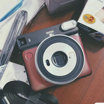 Fuji (fujifilm) fuji/fuji instax sq1/sq6 square polaroid one-time imaging polaroid christmas gift sq6 red official standard
