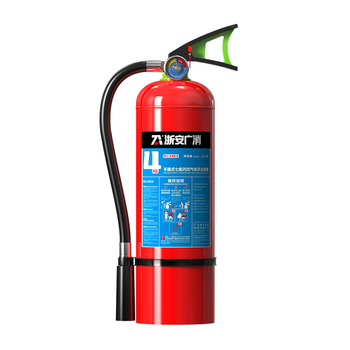 Zhe'an guangxiao heptafluoropropane portable fire extinguisher clean gas fire protection certification fire equipment distribution room precision instrument 4kg heptafluoropropane portable fire extinguisher red bottle