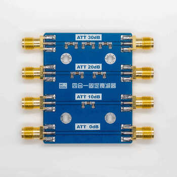 Dc-6ghz fixed attenuator four-in-one 10db 20db 30db rf att high-precision thin film resistor