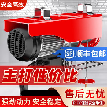 Zisuo mini electric hoist household small 220v crane winch hoist wireless remote control lifting crane 500-1000 kg 12 meters wire-controlled switch