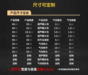 Gourd film bubble film inflator buffer express delivery packaging filled bubble packaging large roll transparent air cushion film wholesale transparent (300 meters) this model does not come with a machine (ordinary model) large bubble 40*1