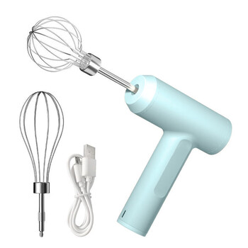 Qiyuemang fully automatic intelligent cream mixer for home use, new model, jasper green - single speed, evenly whipped, one-button mixing