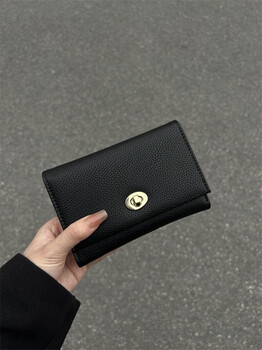 Other/other wallets women's new card holder all in a bag women's high end accessible luxury coin wallet black