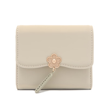 Other/other wallets for women, high-end 2025 new women's tri-fold coin purse, card holder, girly heart, student short wallet, green