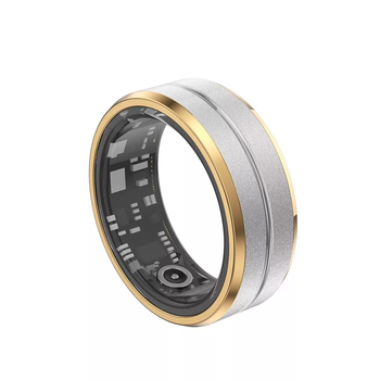 Shantou lincun cross-border smart ring smartring heart rate healthy black technology bluetooth waterproof ring for men and women can brush videos outer ring gold #9 inner diameter 19.0mm charging compartment other