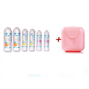 Ob tampons, small quantity, normal quantity, large tail wing type, 16 female built-in swimming napkins for menstruation, day and night, 2 large quantity + 2 normal quantity + small quantity /