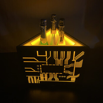 Fantasy bar ice bucket light luminous ice bucket bar beer frame anti-fall champagne bucket style