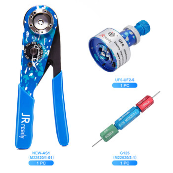 Jeruide new-as1 (m22520/1-01) four-core crimping tool universal positioner set with pass-and-stop gauge new-as1 crimping tool universal positioner set