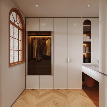 Zhong zhang guan oppein whole house customized walk-in wardrobe home bedroom cabinets cloakroom wardrobe wardrobe overall furniture cabinet customization customization prepayment consultation to enjoy deposit value-added discount 0 square meters