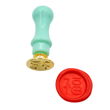 Yusenyi household blessing dumpling seal-making dumpling artifact new dumpling skin special blessing, wealth and longevity diy dumpling mold metal blessing seal head-light blue round handle