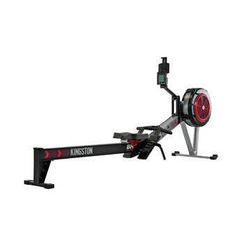 Bh commercial/household professional wind resistance painting rowing machine painting rowing machine ergometer r385 black with red