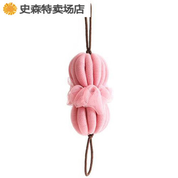 Bath towel long bath towel soft bath ball back rub bath ball not easy to fall apart bath ball bath flower bath flower pink 1 pack