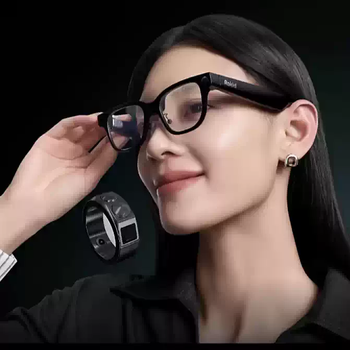 Shantou lincun rokid ultra-micro ring rokidglasses stainless steel smart ring measured according to the picture, silver size 8