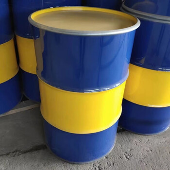 Brand new oil drum 200 liter drum gasoline drum thickened diesel drum lubricant oil large iron drum decorative bar 208 opening paint (blue and yellow)