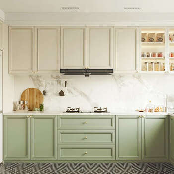 Yusenyi integrated cabinet kitchen open room base cabinet quartz stone countertop 1 meter