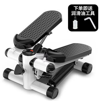 Fan tisi household stepper female silent artifact in-situ mountaineering stepper sports fitness equipment small machine basic black-tool bag