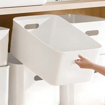 Visitor (fk) storage box desktop storage box miscellaneous underwear storage box toys snack storage basket miscellaneous storage box 5 pieces 30.5*20*12cm large size without lid