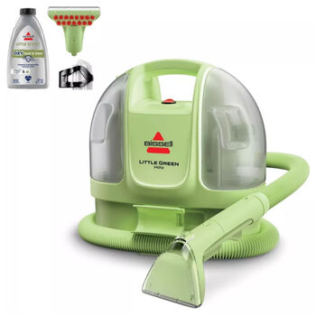 Bissell little green corded deep cleaner multifunctional cleaning machine carpet cleaner remove stains pet odor 4064t green