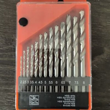 Vinoa high speed steel twist drill bits - alloy steel set special metal electric drill for woodworking drilling high speed steel twist drill bit 2-8 alloy steel set special metal drill for woodworking drilling