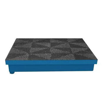 Cast iron platform, line drawing, welding and scraping platform, t-slot fitter grinding workbench, measurement and inspection flat plate, blue 400*500