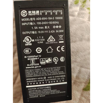 Original ads-65hi-19a-3 continental 19v 3.42a power adapter mini host computer notebook cable