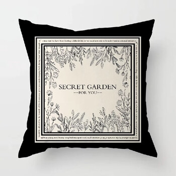 Yusenyi pillow sofa living room cushion bedside backrest lumbar office square pillow oae01 pillowcase 1cm*1cm double-sided 45x45 (without pillow core)