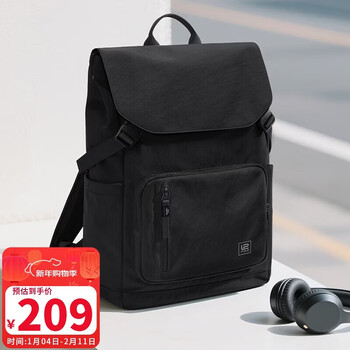 Polo men's backpack boys and girls clamshell backpack 15.6-inch computer bag business travel bag backpack student school bag