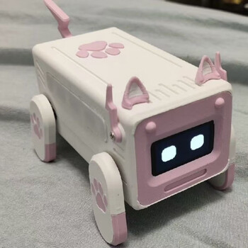 A&t xiaozhi ai combination kit artificial intelligence chat desktop robot dogman deepseek voice dialogue box pink cat ear model ready in stock