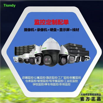 Tiandy monitoring complete set with single customized monitoring solution configuration monitoring package mobile phone remote 60-channel 3 million customized package