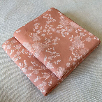 Fantasy quilt cover sheets twill pastoral style double small fresh three-piece set four-piece floral bedding set qc-tangli xiaohua quilt cover 150x220/1 piece sheet style default