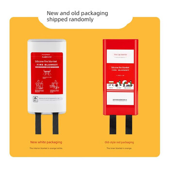 Flame warrior silicone fire blanket fire extinguisher supporting household kitchen factory fire blanket lifesaving blanket 1. fire blanket 1x1 meter (high density weighted)