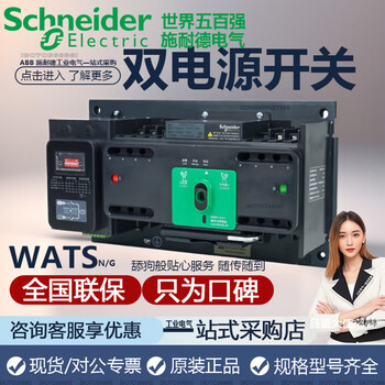 Schneider wangao dual power automatic transfer switch ag-32/63/100/125/160-4ppc grade watsn 3p_40a