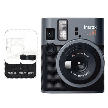 Fuji (fujifilm) instax mini evo instant imaging camera polaroid mini evo evo camera 41 mini41 + crystal case official version + 60 pieces of white-bordered photo paper
