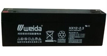 Weida battery hx12-12v7ah12ah17ah24ah38ah55a65ah100ah120 12v2.3ah
