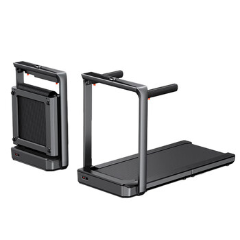 2025 new product x21ultra treadmill foldable household small indoor fitness walking machine x21ultra - double folding treadmill + safety side armrests