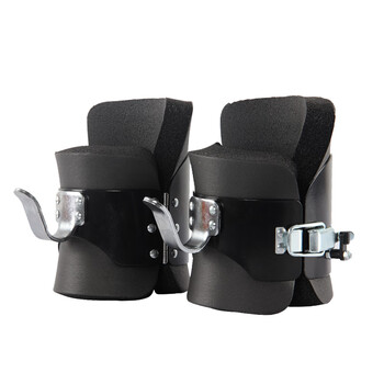 Qiao bo lai upside-down foot cover inversion device stretching and heightening inversion auxiliary machine upside-down shoes horizontal bar upside-down artifact fitness equipment black (free 2 meters of booster belt)