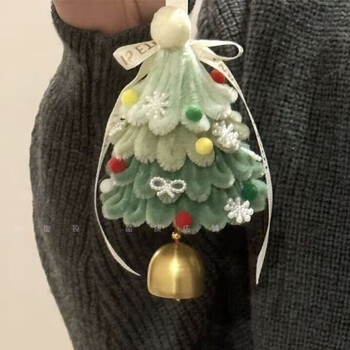Patila twist stick christmas tree pendant handmade diy snowflake apple christmas tree material pack for best friend, girlfriend and classmate retro green christmas tree material pack 1 copy