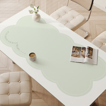 Zhong zhang gui silicone tablecloth windproof waterproof and oil-proof no-wash anti-scalding high-end dining table mat coffee table desktop protection mat zm bread diary 60x60cm