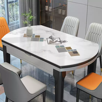 Yusenyi oval dining table mat, no-wash, oil-proof, waterproof, anti-scalding pvc desktop protection mat, light luxury and high-end tablecloth, nordic antlers, middle oval part 80*130