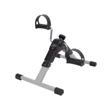 Cross-border folding stepper home leg fitness trainer training bicycle mini exercise bike small black rounded corners