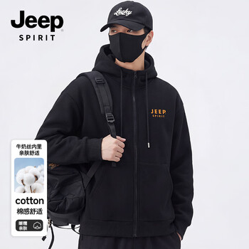 Jeep spirit jeep american trendy brand large size jacket men's spring new anti-pilling knitted casual jacket couple versatile tops