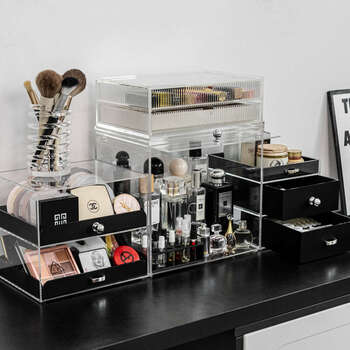 Fantasy product storage box, dressing table shelf, skin care product drawer box, c style drawer box