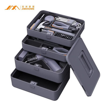 Jimmy home x4-abce tool set household tool box multi-functional hardware storage complete set of combination electric drill jimmy box x4-abce