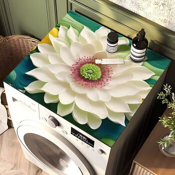 Wings drum washing machine dustproof dust cover refrigerator cover microwave oven non-slip water-absorbent sunscreen diatom bedside table cover universal cover 05 60x60 cm